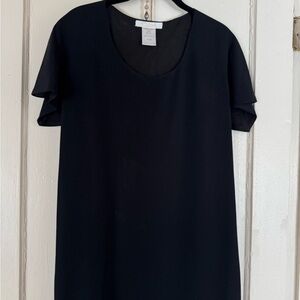 Chic Vintage Chloe Black Short Sleeve Cocktail Dress